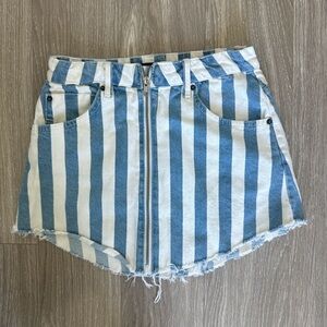 Bershka denim skirt